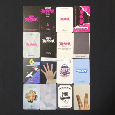STRAY KIDS Felix Photocard set of 16 Rockstar 5-Star Social Path