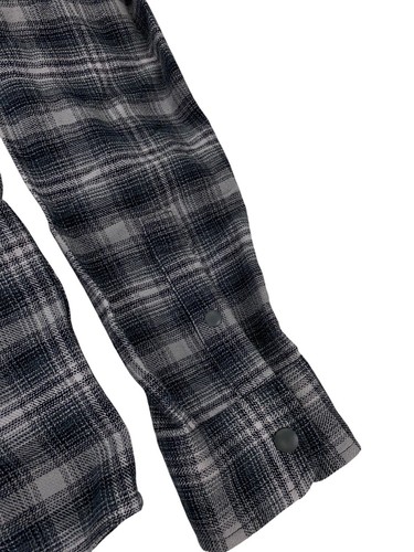 NEW Under Armour Tradesman Flex Flannel Long Sleeve Button Shirt Gray Mens Sz L - Picture 8 of 8