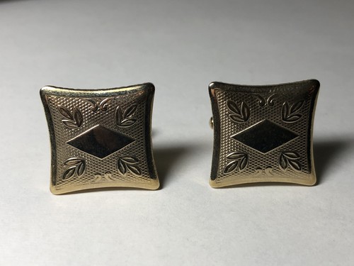 Vintage Stetson 5th Ave. cufflinks Gold Color
