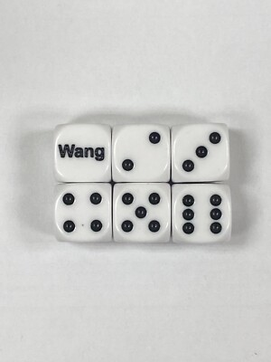 Wang Dice - 6-Sided dice - Lot of 6 die | eBay