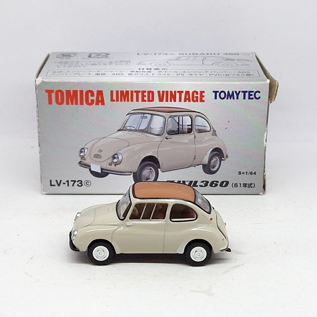 Tomica Limited Vintage LV-173c Subaru 360 61' 1/64 TOMYTEC TOMY
