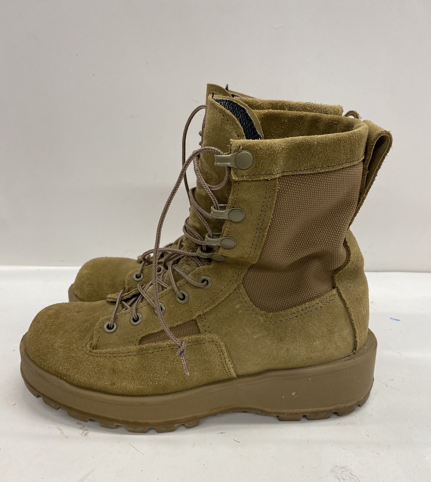 Altama Hot Weather Desert Vented Tan Combat Boots Vibram Soles Tan 10R