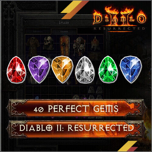 140 PG Gemas Perfectas Diablo 2 Resurrected D2r Diablo 2 - Imagen 1 de 1