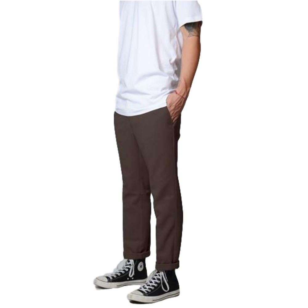 Dickies 872 Slim Fit Work Pants Chocolate Brown Australia