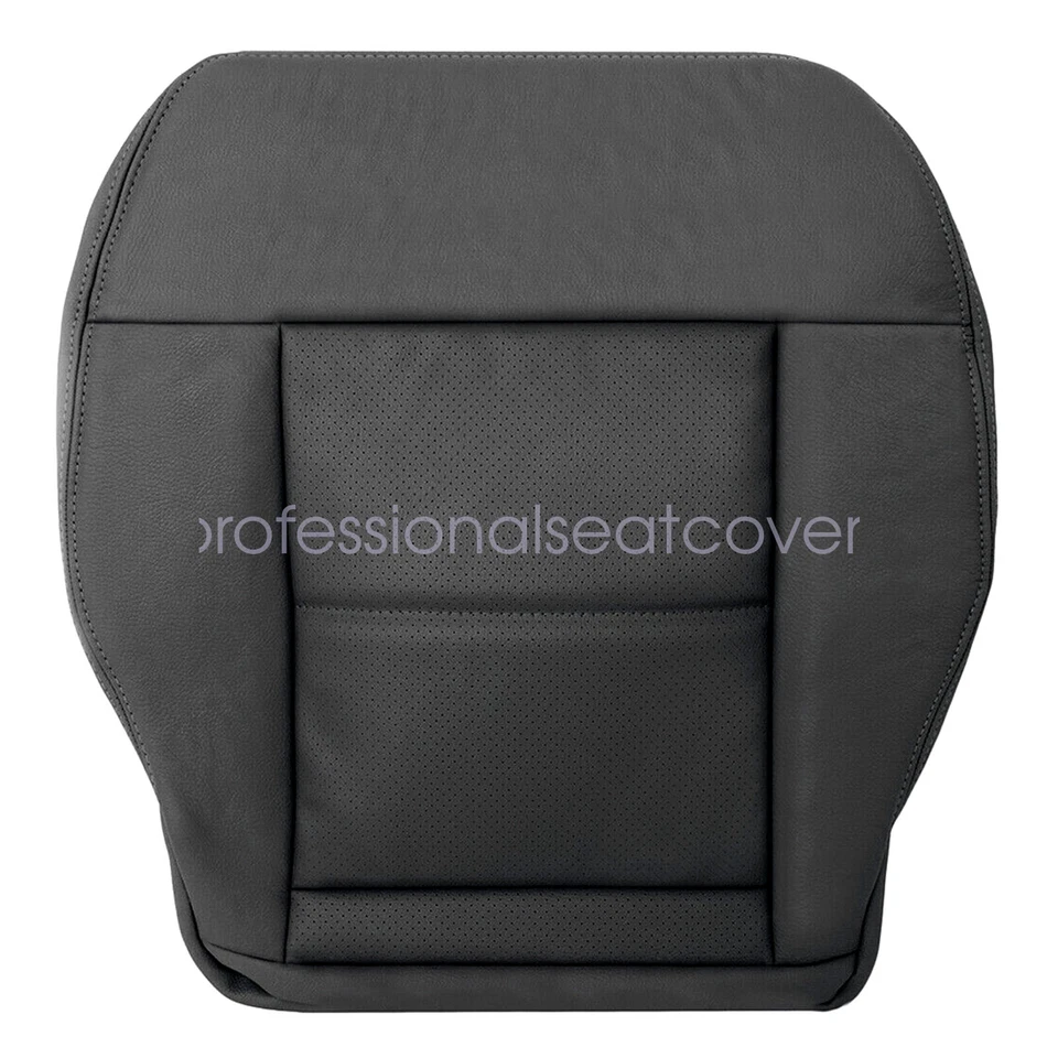 Cubierta de asiento de cuero negra inferior de ambos lados para Mercedes-Benz E350 E550 2010-2014 Foto 4 de 4