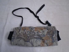 Vintage 90s Realtree Hand Warmer Hunting Muff Camo Pocket Adjustable Strap Waist