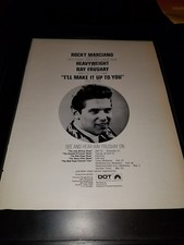 Ray Frushay I'll Make It Up To You Rare Original Promo Poster Ad Framed!