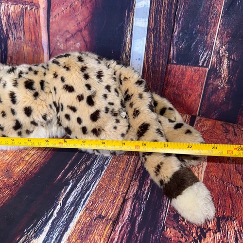 VGUC Toys R Us FAO Schwarz Realistic Cheetah Leopard Plush Jungle Cat P8 - Picture 3 of 10