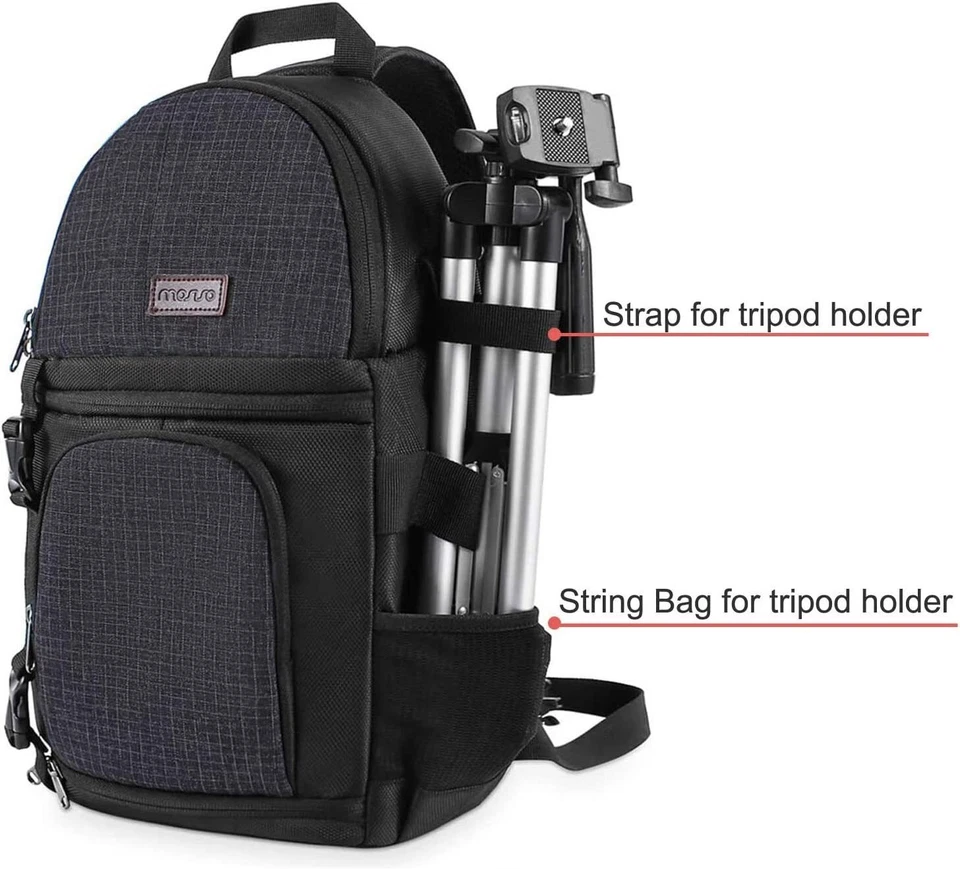 Mosiso 2019 Fashion DSLR Camera Bag Case Sling Backpack for Nikon Canon Sony - Image 3 of 4