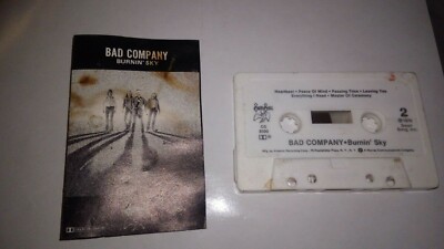 Burnin' Sky by Bad Company Cassette (POOR CONDITION)