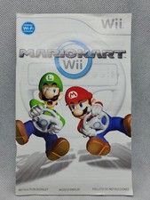 Pre-Owned Nintendo Wii Mariokart Instruction Booklet Only
