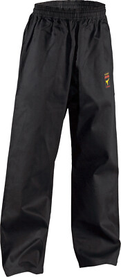 Dan Rho Karatehose Shiro Plus schwarz Gr. 170-200cm. Karate, Taekwondo Jiu Jitsu