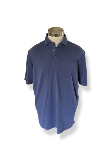 Greyson Golf Polo Shirt Wolf Logo Brrr Stretch Fabric Ocean Blue size L - Foto 3 di 8