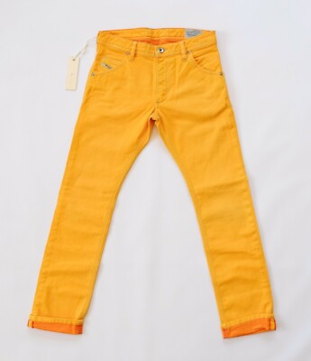 Diesel Kids  Krooley J Regular Slim Carrot Trousers   Mustard / 10