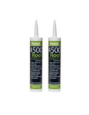 Geocel Gc55101 Roof Sealant, 10 Oz, Cartridge, White, Hybrid Base, 4500, 2 Pak