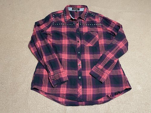 Shyanne Womens Plaid Flannel Western 
