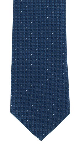 Michelsons of London Highlight Micro Spot Skinny Polyester Tie - Picture 13 of 18