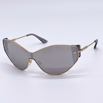NEW VERSACE VE2239 1252/6G WOMEN\'S SUNGLASSES VE 2239 SILVER MIRROR MOD 2239 Versace | Accessories | New Versace Ve2239 2526g Silver Cat  main image 2