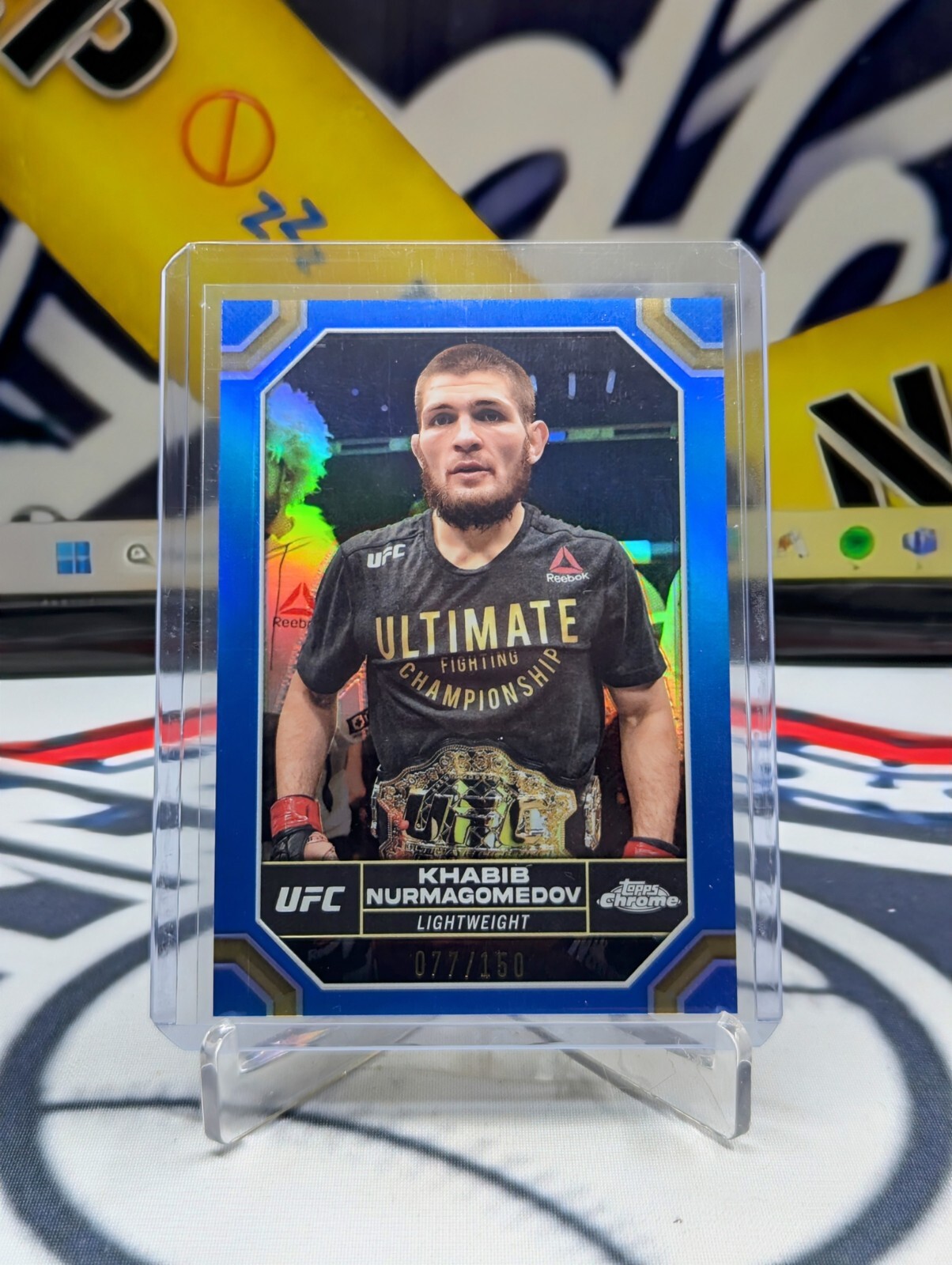 2024 Topps Chrome UFC Khabib Nurmagomedov #112 Blue /150