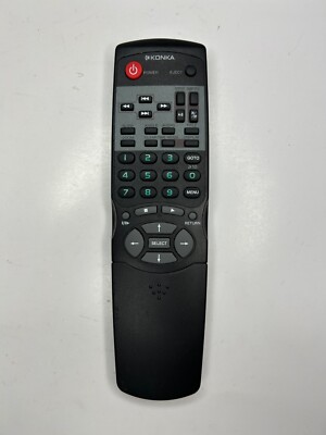KONKA Remote Control, Black - OEM for DVD Players KD1800W, KD1800U +more