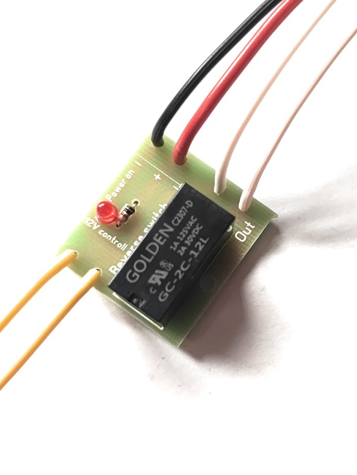 DC motor reverse polarity switch dpdt relay module 2A 12V door coop ...