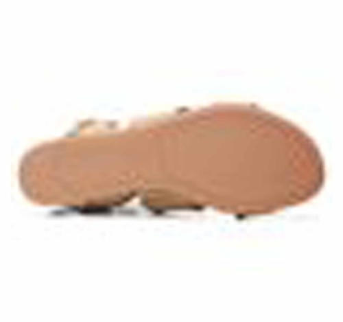 NIB Via Spiga Women's Dianne Sandals Nude Patent Leather Wedge Cork Size 6 36 - Picture 5 of 5