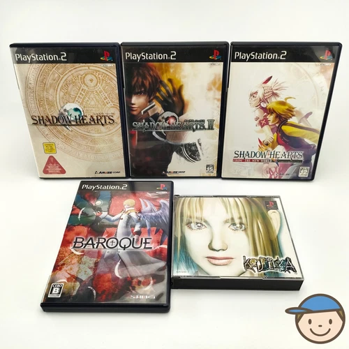 PlayStation Koudelka Shadow Hearts 1 2 From The New World Baroque PS2 Japan