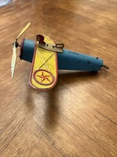 Early Tin Windup Plane by Marx c. 1930-40's