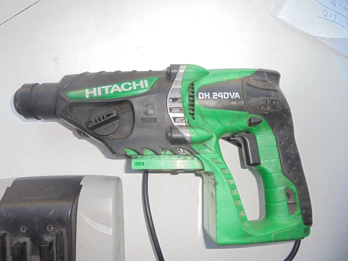 Hitachi DH24DVA SDS Hammer Drill. Heavy Duty 24v 3 Mode