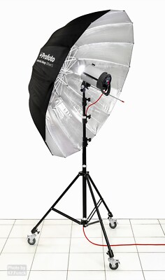 PROFOTO Umbrella L Deep Silver 130 cm / neuwertiger Parabolschirm f. Fotostudios