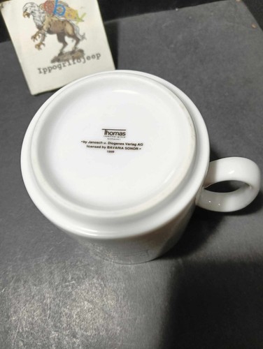 N.1 Tazza Mug Rosenthal Thomas Janosch Jemand Liebt Dich 1999 nuova porcellana - Foto 4 di 5