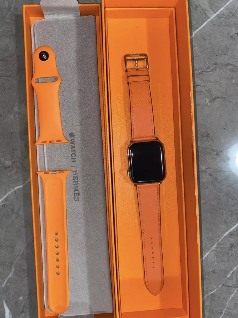 Hermes Apple Watch Series 6 40mm Stainless Steel GPS+Cellular W/Original Box