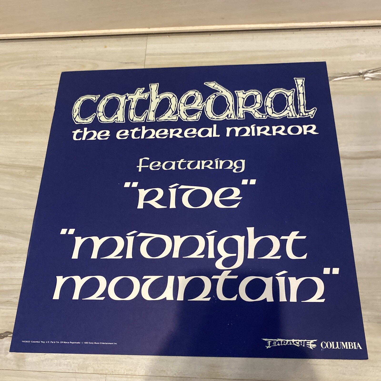 CATHEDRAL "The Ethereal Mirror" Original 1993 Promo only 12x12 Poster Flat
