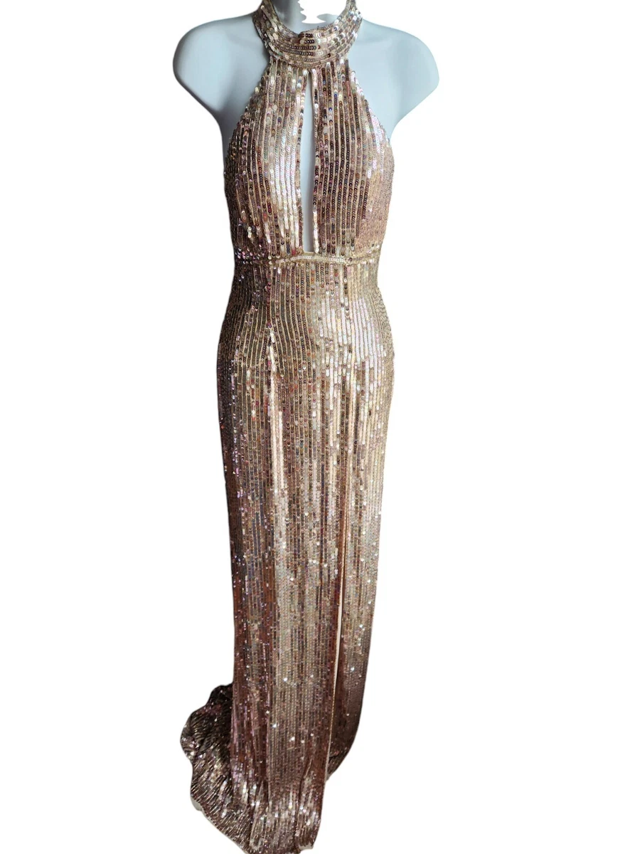 sherri hill gold dress long Sherri Hill 57963 Prom Dress - Candy Pink main image 0