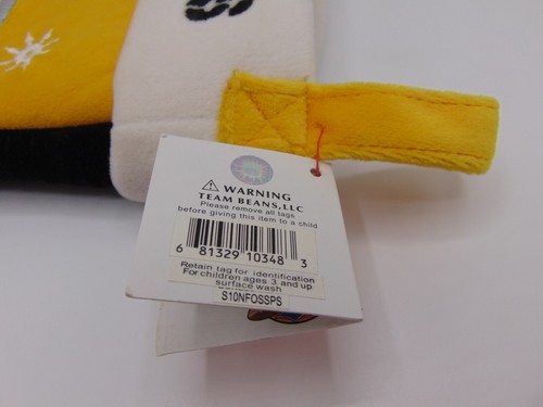 NFL Pittsburgh Steelers Holiday Christmas Stocking NWT New Team Beans 12" x 8" - Picture 6 of 6