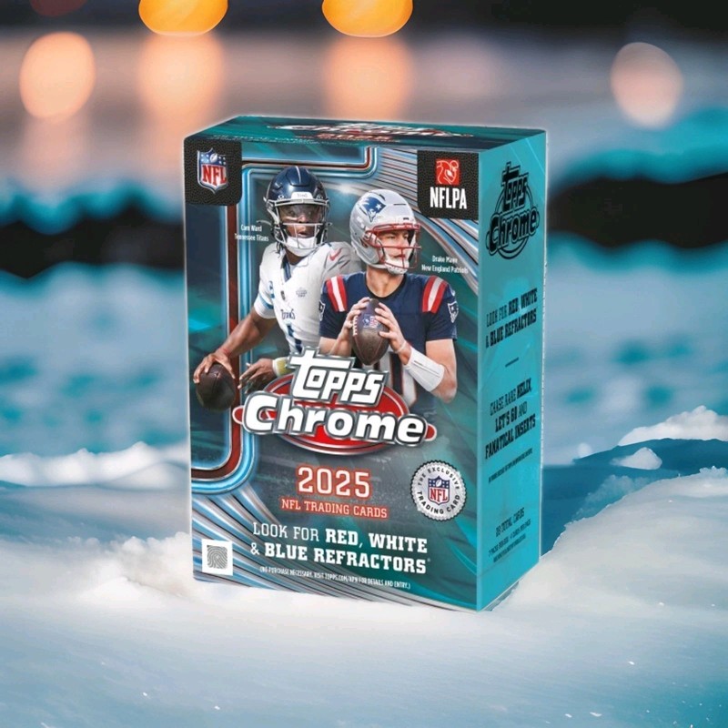 Topps Chrome 2025 NFL Blaster Box - 5 total