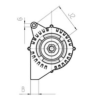 Lichtmaschine Generator Lima Hc-Cargo F 032 115 720 14V FüR Jaguar XF 1 X250