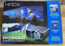 HMDX LED Home Theater Entertainment Projector, Up to 60", Watch DVD's Play Games