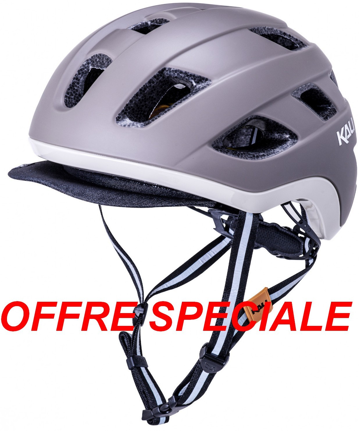 Casque Traffic 2.0 SLD Stone taille L résistant aux chocs urbains