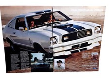 1976 Ford Mustang Ii Cobra Ii Carroll Shelby 2-page Original Print Ad 1976 Ford Mustang Ii Cobra Ii Carroll Shelby 2-page Original Print Ad