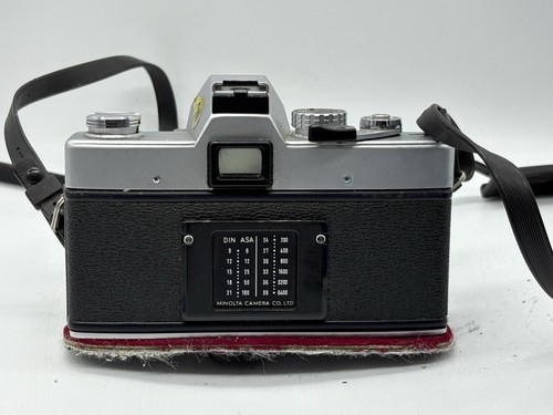 Vintage Minolta SRT 101b SLR Film Camera 50mm F/1.7 Lens NOT TESTED - Foto 5 di 7