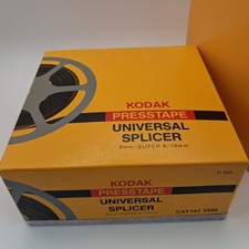 Kodak Presstape Universal Film Splicer Original Box 8mm / Super8 / 16mm W/ EXTRA