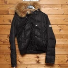 MONCLER Z5HB087 down jacket size 4 Used (SG1020) Black Vintage Jacket