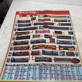 16" x 19.5" Vintage Nintendo Power Dynowarz NES Game Authentic Poster