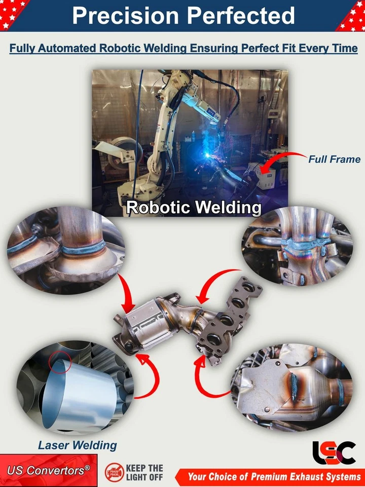 Rear Catalytic Converter for 2010 Acura TL - Image 4 of 4