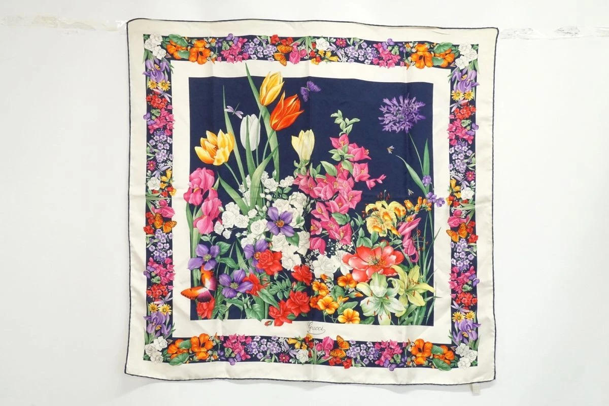 Gucci Blue Floral Scarves & Wraps for Women for sale | eBay