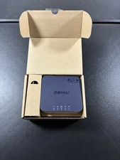 Obihai Obi202 VOIP ATA Telephone Adapter Fax Support w/AC Adapter