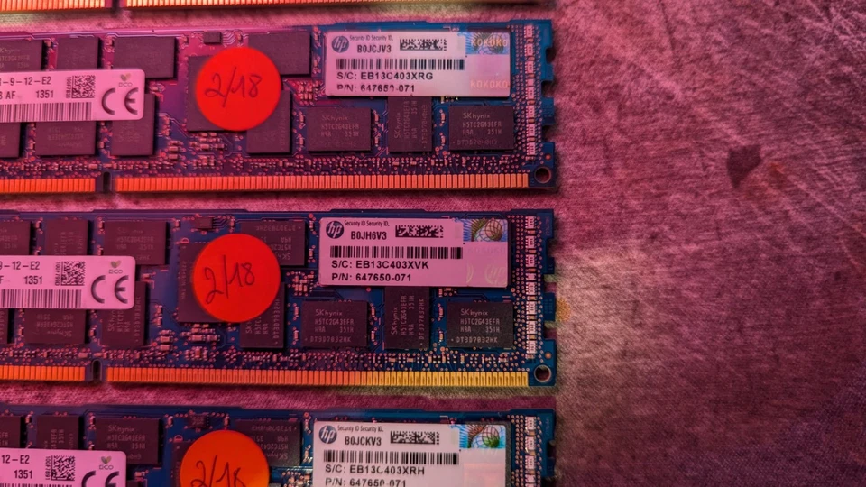 4*8GB 2Rx4 PC3L - 10600R - 9 - 12 - E2 ECC - Photo 4/4