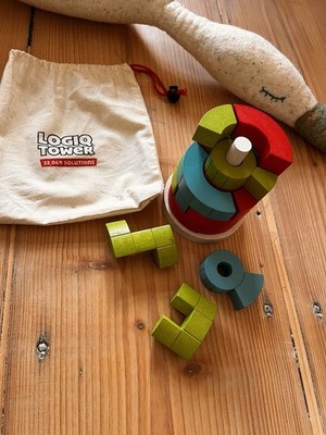 Logiq Tower Knobelspiel Intelligenz Holz - Great Circle Works - Sehr gut