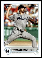 2022 Topps Zach Thompson Rookie Miami Marlins #227